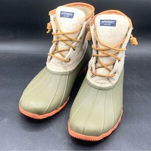 Sperry Waterproof Saltwater Duck Boots Size 11